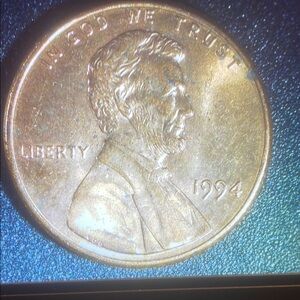 1994 Lincoln Memorial Penny Coin